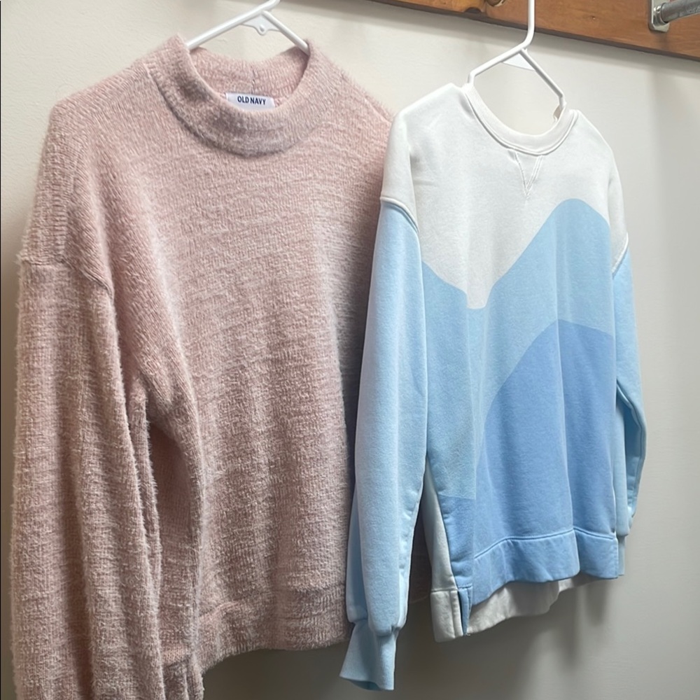 Old Navy Girls XL Fall Bundle - Sweater and Sweatshirt